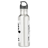 ASU Winter Intensive Calligrafy Water Flasche Edelstahlflasche (Rückseite)