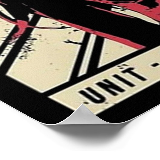 ASUKA EVANGELION POSTER (Ecke)