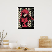 ASUKA EVANGELION POSTER (Küche)