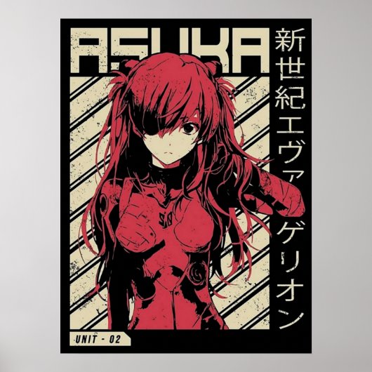 ASUKA EVANGELION POSTER (Vorne)