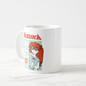 Asuka Langley Nge T - Shirt Kaffeetasse (Vorderseite Links)
