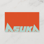 Asuka Langley Sohryu Evangelion Visitenkarte (Rückseite)