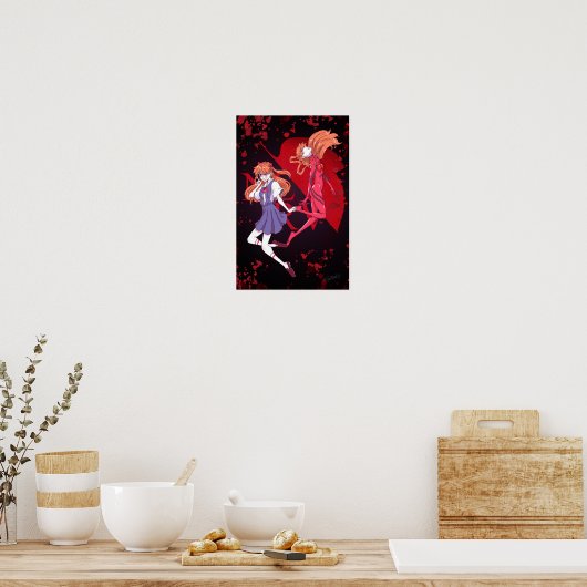 Asuka Langley Soryu Poster (Küche)