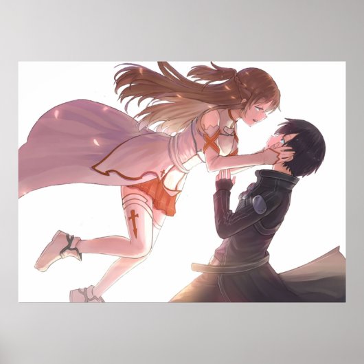 Asuna und Kirito Liebe Sword Art Online Poster (Vorne)