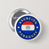 Asunción Paraguay Button (Vorne & Hinten)