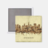 Asuncion Paraguay City Magnet (Vorderseite/Rückseite)