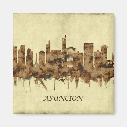 Asuncion Paraguay City Magnet (Vorne)