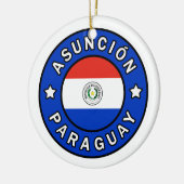 Asunción Paraguay Keramik Ornament (Links)