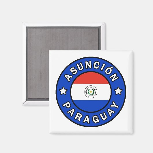 Asunción Paraguay Magnet (Vorderseite/Rückseite)