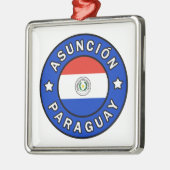 Asunción Paraguay Ornament Aus Metall (Links)