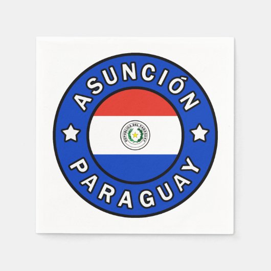 Asunción Paraguay Serviette (Vorderseite)