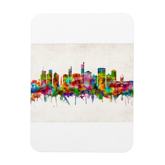 Asuncion Paraguay Skyline Magnet (Vertikal)