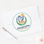 Asuncion Paraguay South America Runder Aufkleber (Umschlag)