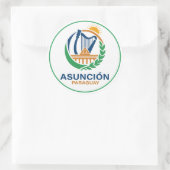 Asuncion Paraguay South America Runder Aufkleber (Tasche)