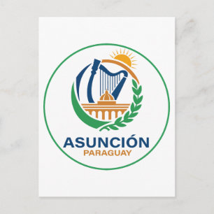 Asunción Paraguay Südamerika Postkarte