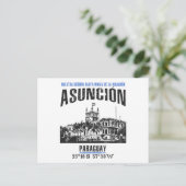 Asunción Postkarte (Stehend Vorderseite)
