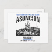 Asunción Postkarte (Vorne/Hinten)