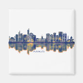 Asunción Skyline Magnet (Vorne)