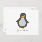 Asv Pinguin Postkarte (Vorne/Hinten)