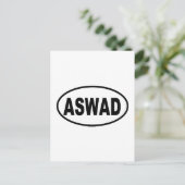 ASWAD POSTKARTE (Stehend Vorderseite)