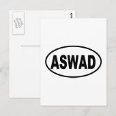 ASWAD POSTKARTE (Vorne/Hinten)