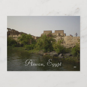 Aswan, Ägypten Postkarte
