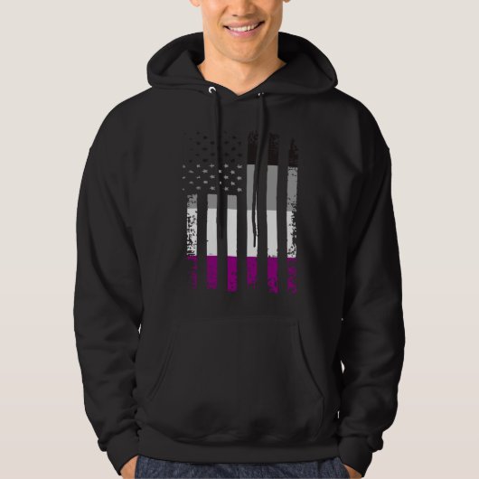 Asxual Flag Hoodie (Vorderseite)