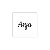 Asya Name Briefmarke Gummistempel (Prägung)