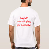 Asylet ³ t-skjorte T-Shirt (Rückseite)