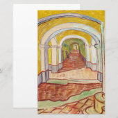 Asylkorridor (von Vincent van Gogh) Briefpapier (Vorne/Hinten)
