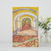 Asylkorridor (von Vincent van Gogh) Briefpapier (Stehend Vorderseite)