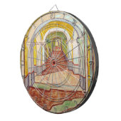 Asylkorridor (von Vincent van Gogh) Dartscheibe (Vorderseite rechts)