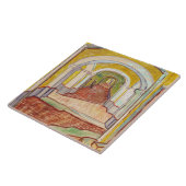 Asylkorridor (von Vincent van Gogh) Fliese (Seite)