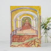 Asylkorridor (von Vincent van Gogh) Karte (Stehend Vorderseite)