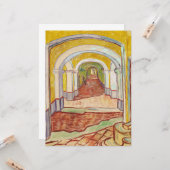 Asylkorridor (von Vincent van Gogh) Karte (Vorderseite/Rückseite Beispiel)