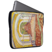 Asylkorridor (von Vincent van Gogh) Laptopschutzhülle (Vorne Rechts)