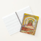 Asylkorridor (von Vincent van Gogh) Notizblock (Innenseite)