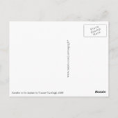 Asylkorridor von Vincent Van Gogh Postkarte (Rückseite)