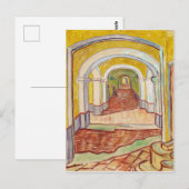 Asylkorridor (von Vincent van Gogh) Postkarte (Vorne/Hinten)