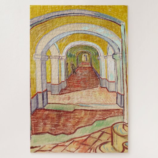 Asylkorridor (von Vincent van Gogh) Puzzle (Vertikal)