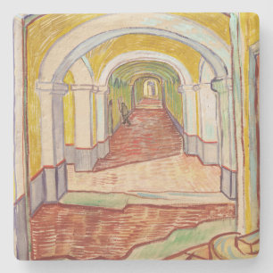Asylkorridor (von Vincent van Gogh) Steinuntersetzer