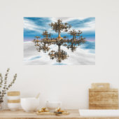 Asymetricall-Fraktal Poster (Küche)