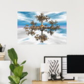 Asymetricall-Fraktal Poster (Heimbüro)