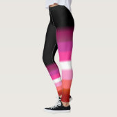 Asymetrische lesbische (Lippenstift) Leggings (Links)