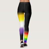 Asymetrischer nonbinary homosexueller leggings (Rückseite)