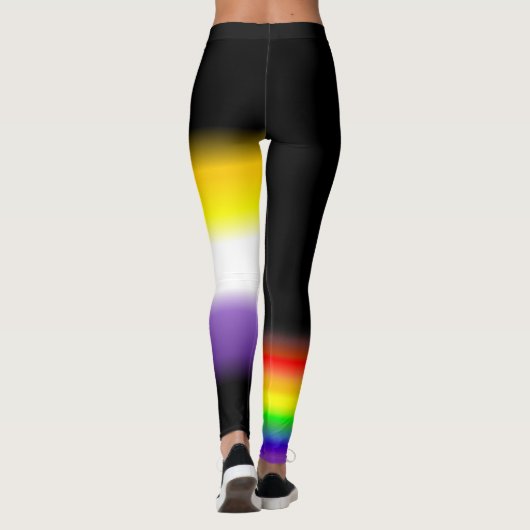 Asymetrischer nonbinary homosexueller leggings (Rückseite)