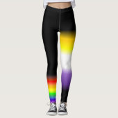 Asymetrischer nonbinary homosexueller leggings (Vorderseite)