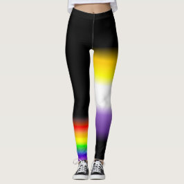 Asymetrischer nonbinary homosexueller leggings
