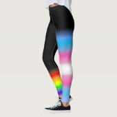 Asymetrischer Transport-Regenbogenstolz Leggings (Links)