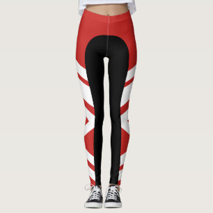 Asymetrisches Seitenband Leggings